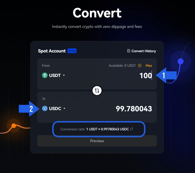 وارد کردن مقدار تبدیل